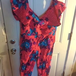 Mommy and Me off shoulder Ankara print Jumpsuit